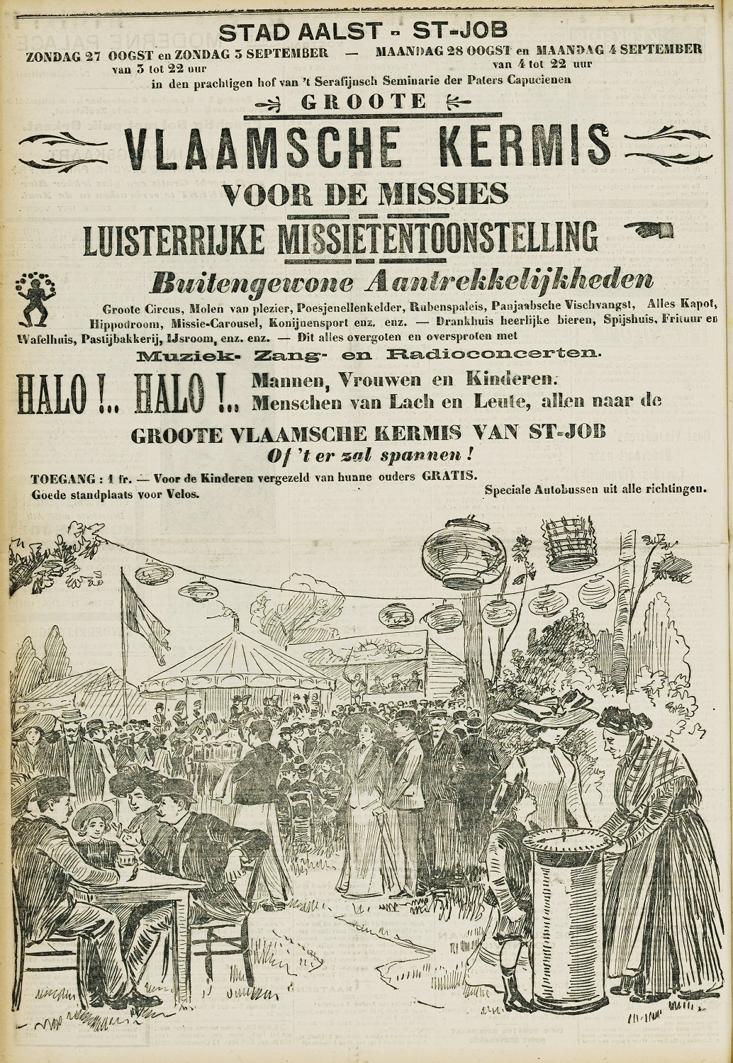 Eerste Vlaamse kermis voor de missies - Sint-Job 1933